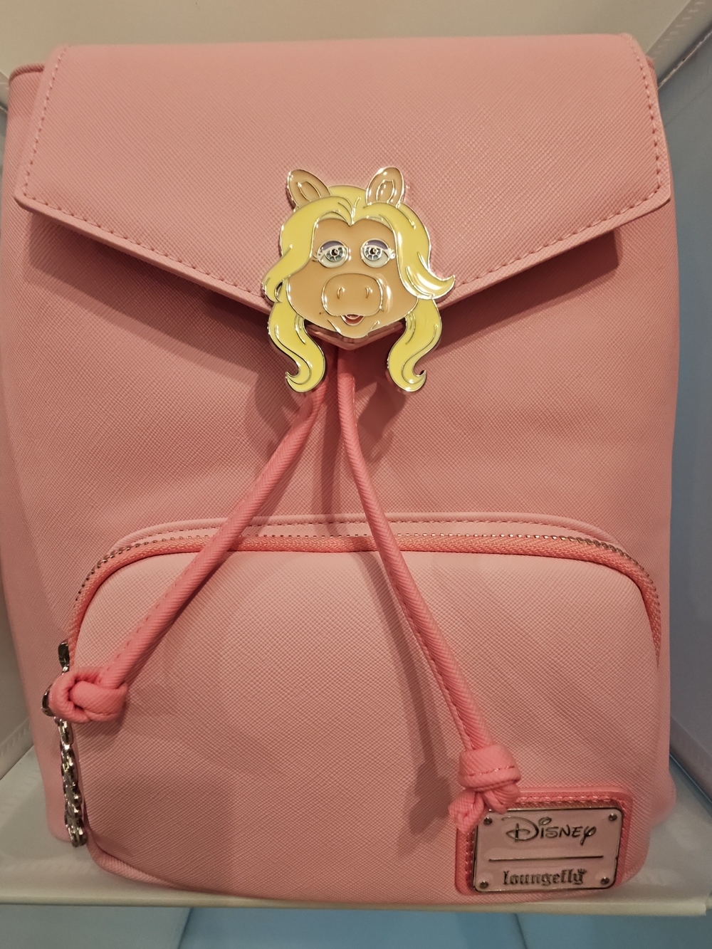 Loungefly Disney The Muppets Miss Piggy Backpack Features Enamel Miss Piggy